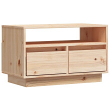 (brown) vidaXL Solid Wood Pine TV Cabinet Wooden Hifi Cabinet TV Stand Multi Colours