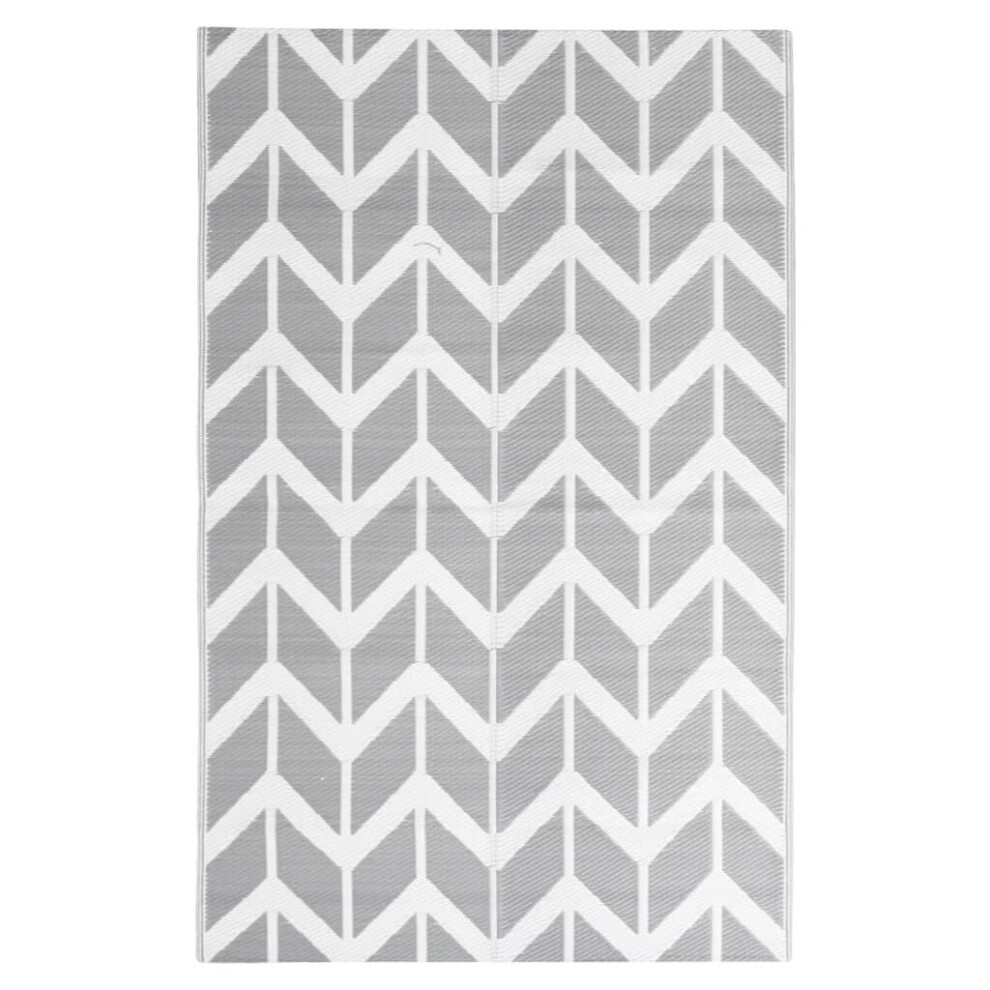 (white and grey, 120 x 180 cm) vidaXL Outdoor Carpet Garden Rug Carpet Patio Mat Area Rug Balcony Blanket PP-image-OPC-P9NCSCJ-NEW