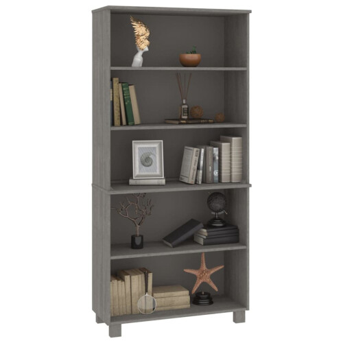 VidaXL (light grey) vidaXL Highboard Solid Wood Pine Wooden Storage Shelf Sideboard Multi Colours 1