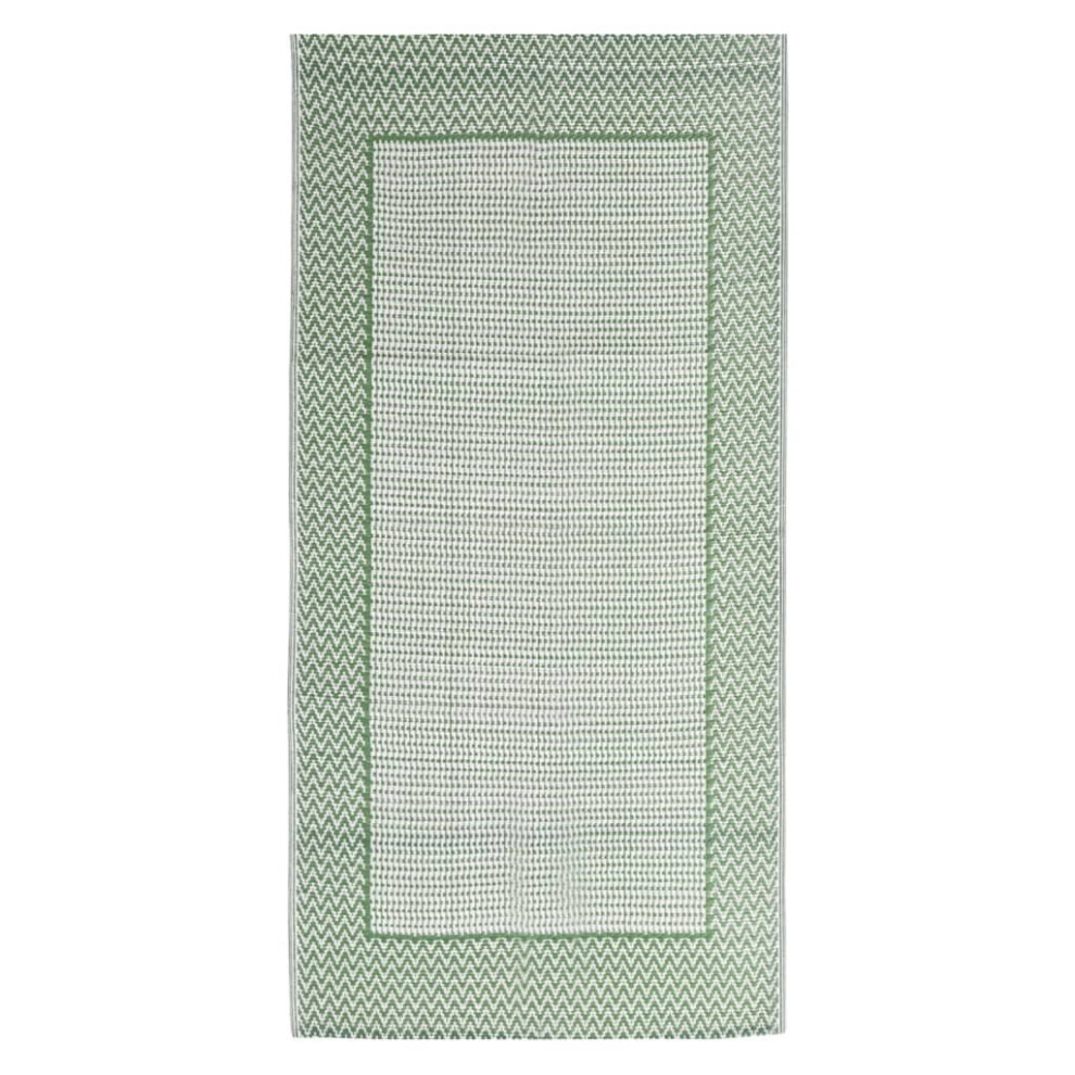 (green and white, 80 x 150 cm) vidaXL Outdoor Carpet PP Terrace Balcony Blanket Multi Colours Multi Sizes