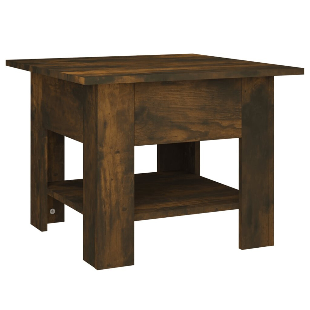 Vidaxl (Smoked Oak) Coffee Table Couch Table Hall End Center Accent Table Engineered Wood Brown