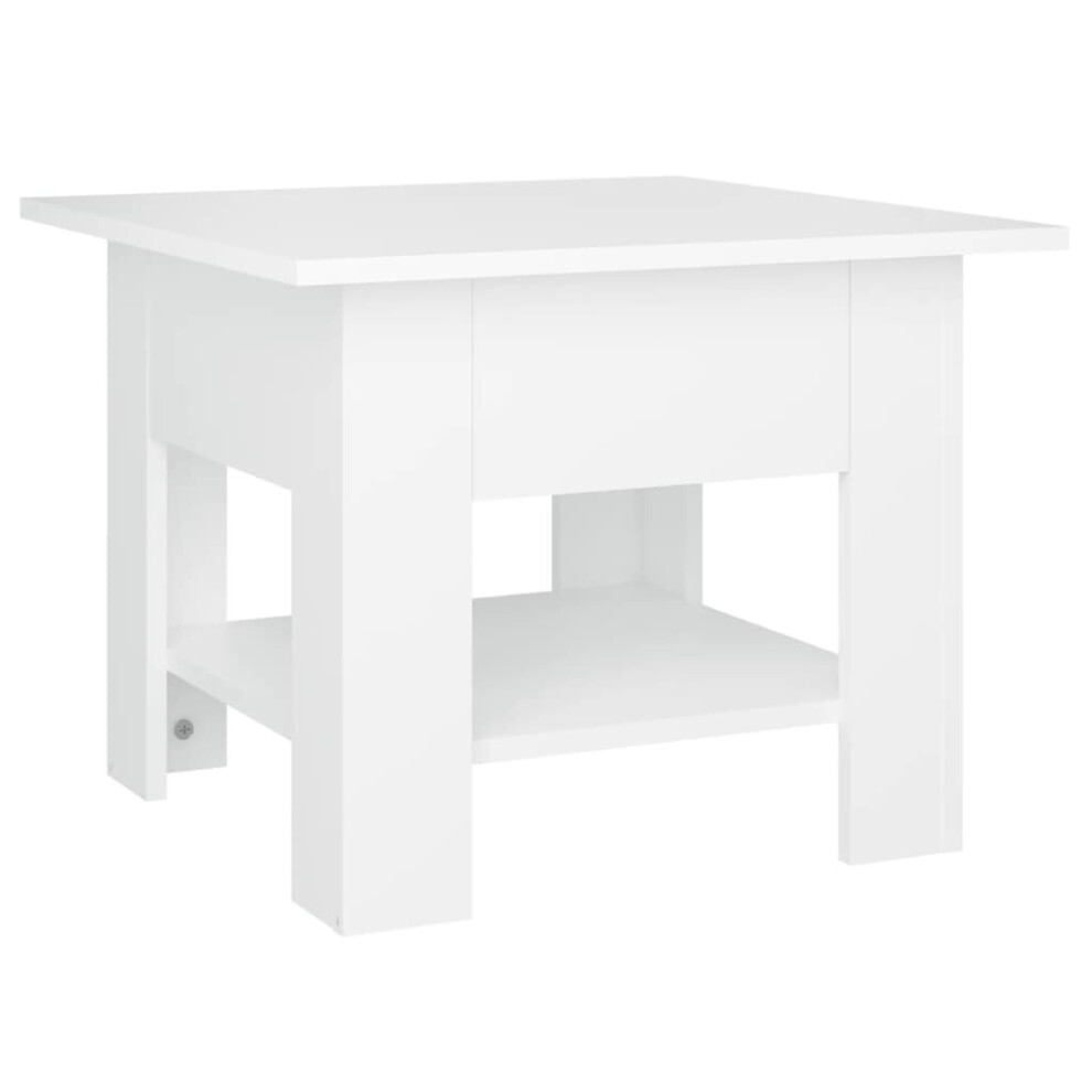 (white) vidaXL Coffee Table Chipboard Home Indoor Tea Table Furniture Multi Colours