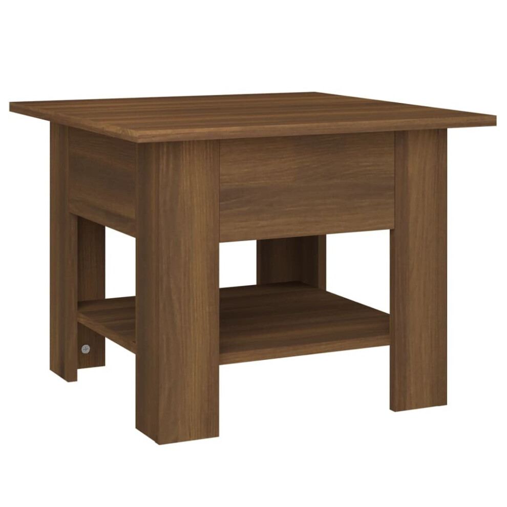 (brown oak) vidaXL Coffee Table Couch Table Hall End Center Accent Table Engineered Wood