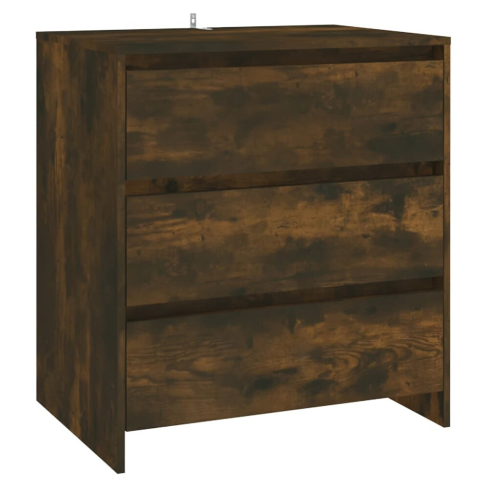 Vidaxl (Smoked Oak) Sideboard Storage Cupboard Cabinet Buffet Highboard Engineered Wood