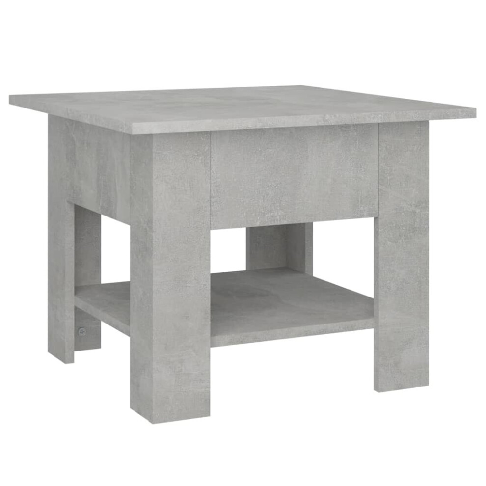 (concrete grey) vidaXL Coffee Table Chipboard Home Indoor Tea Table Furniture Multi Colours