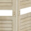 VidaXL (210 x 165 cm) vidaXL Solid Wood Paulownia 6-Panel Room Divider Room Partition Multi Sizes 5