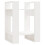 VidaXL (white) vidaXL Solid Wood Pine Book Cabinet/Room Divider Storage Rack Multi Colours 1