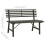 VidaXL vidaXL Gartenbank 110 cm Stahl Schwarz 4