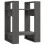 VidaXL (grey) vidaXL Solid Wood Pine Book Cabinet/Room Divider Storage Rack Multi Colours 1