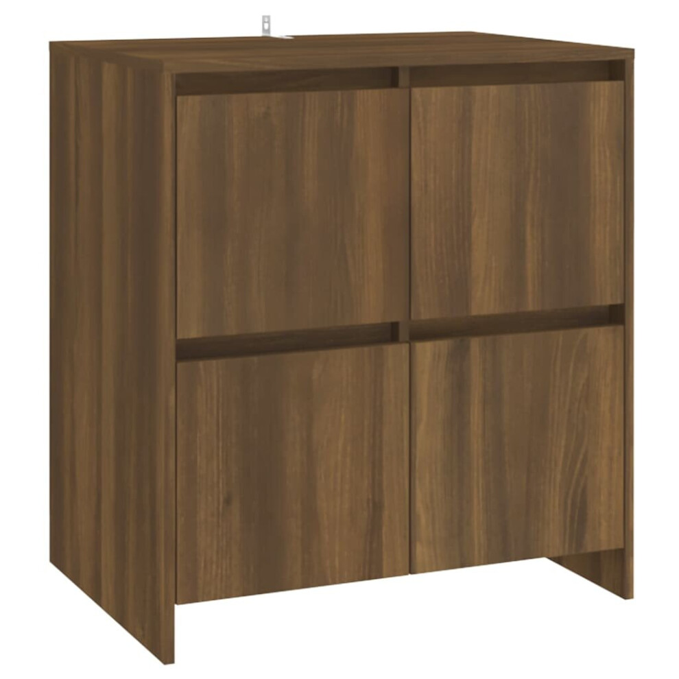 (brown oak) vidaXL Sideboard Chipboard Bedroom Storage Book Console Cabinet Multi Colours