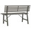 VidaXL vidaXL Gartenbank 110 cm Stahl Schwarz 5