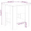 VidaXL (smoked oak) vidaXL Coffee Table Couch Table Hall End Center Accent Table Engineered Wood 2