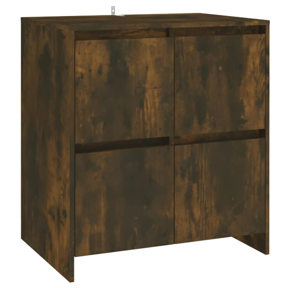 Vidaxl (Smoked Oak) Sideboard Chipboard Bedroom Storage Book Console Cabinet Multi Colours