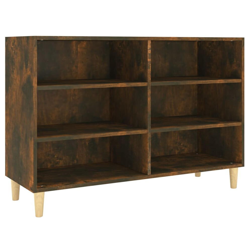 Vidaxl (Smoked Oak) Sideboard Chipboard Home Side Magazine Storage Cabinet Multi Colours