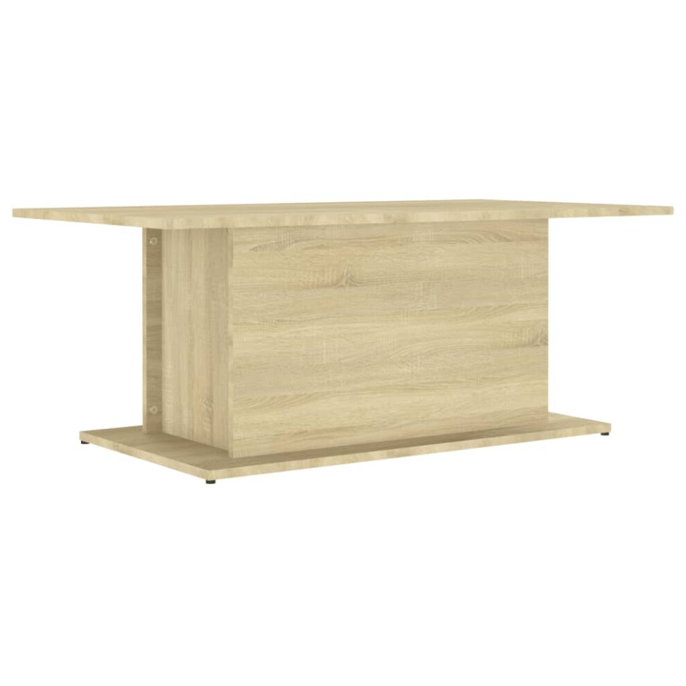 Vidaxl (Sonoma Oak) Coffee Table Couch Table Hall End Center Accent Table Engineered Wood Brown