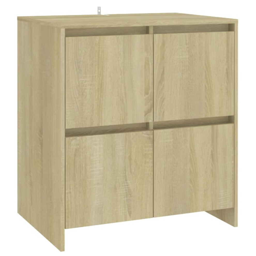 (sonoma oak) vidaXL Sideboard Chipboard Bedroom Storage Book Console Cabinet Multi Colours