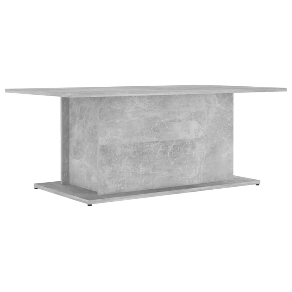 Vidaxl (Concrete Grey) Coffee Table Couch Table Hall End Center Accent Table Engineered Wood