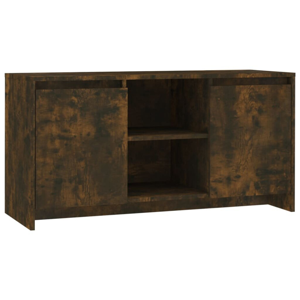 Vidaxl (Smoked Oak) Tv Cabinet Tv Stand Media Tv Unit Entertainment Centre Engineered Wood