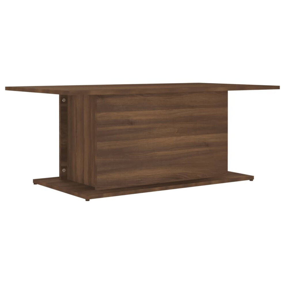 Vidaxl (Brown Oak) Coffee Table Couch Table Hall End Center Accent Table Engineered Wood
