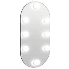 (40 x 20 cm) vidaXL Mirror Dressing Room Make up Vanity Mirror Bedroom Wall Mirror Glass