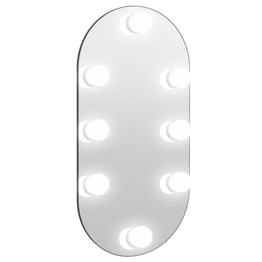 Vidaxl (40 X 20 Cm) Mirror Dressing Room Make Up Vanity Mirror Bedroom Wall Mirror Glass