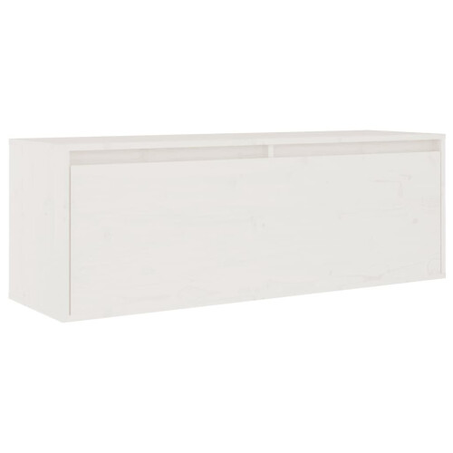 VidaXL (white, 1) vidaXL Wall Cabinet Hanging Storage Cabinet Wall Cupboard Solid Wood Pine