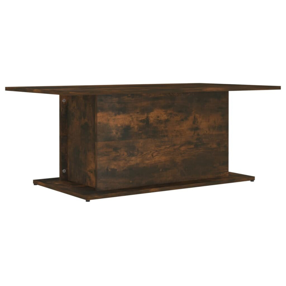 Vidaxl (Smoked Oak) Coffee Table Couch Table Hall End Center Accent Table Engineered Wood Brown