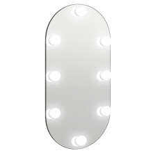 (80 x 40 cm) vidaXL Mirror Dressing Room Make up Vanity Mirror Bedroom Wall Mirror Glass