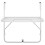 VidaXL vidaXL Balkontisch Weiß 60x40 cm Stahl 3