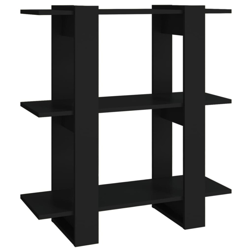 Vidaxl (Black) Book Cabinet/Room Divider Bookcase Cabinet Book Shelf Multi Colours