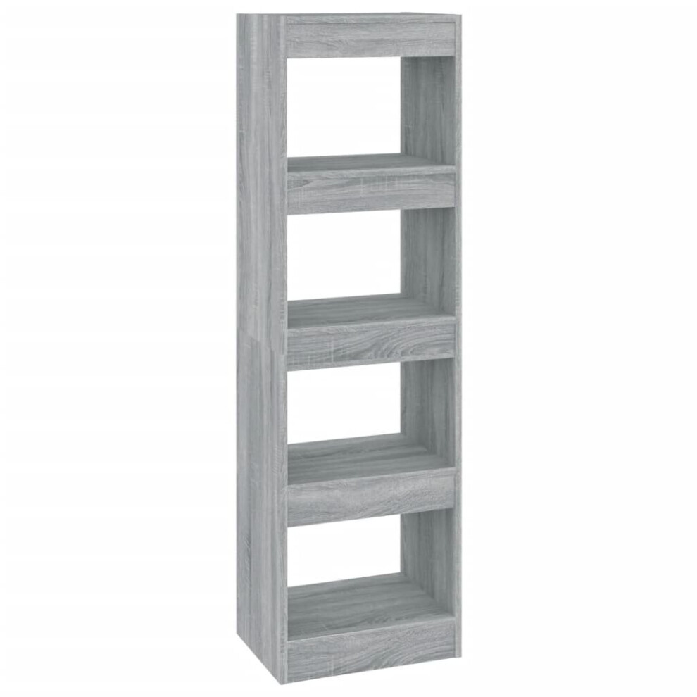 Vidaxl (Grey Sonoma) Book Cabinet/Room Divider Storage Book Shelf Furniture Multi Colours