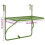 VidaXL (green) vidaXL Balcony Table Steel Patio Folding Side Hanging Table Multi Colours 4