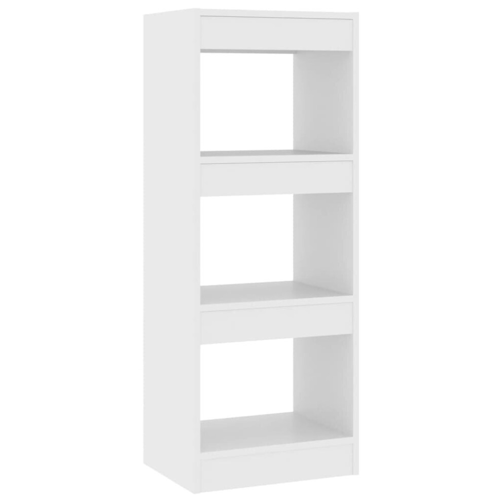 Vidaxl (White) Book Cabinet/Room Divider Chipboard Home Room Partition Multi Colours