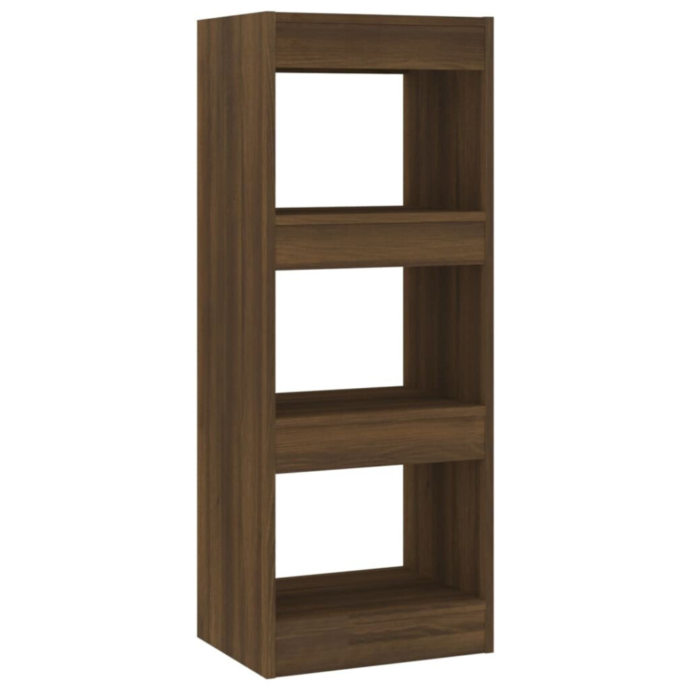 (brown oak) vidaXL Book Cabinet/Room Divider Chipboard Home Room Partition Multi Colours