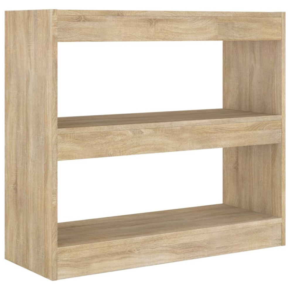 Vidaxl (Sonoma Oak) Book Cabinet/Room Divider Storage Cabinet Home Organiser Multi Colours