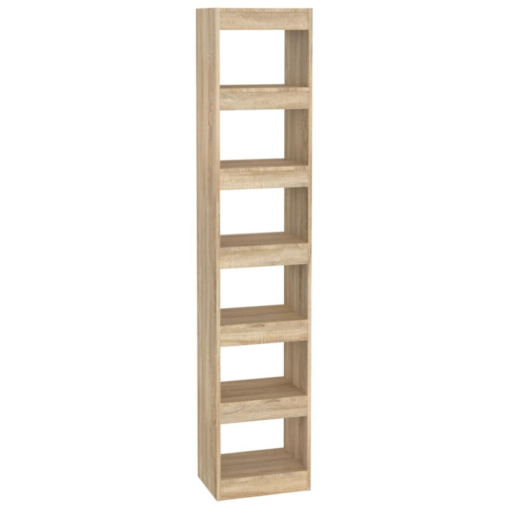 Vidaxl (Sonoma Oak) Book Cabinet/Room Divider Rack Home Organiser Book Shelf Multi Colours