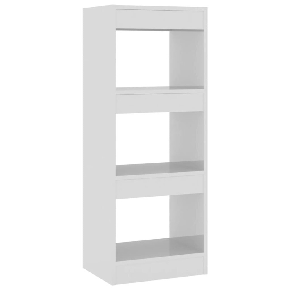 (high gloss white) vidaXL Book Cabinet/Room Divider Chipboard Home Room Partition Multi Colours