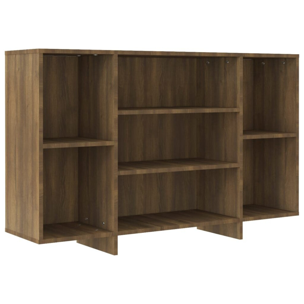 (brown oak) vidaXL Sideboard Chipboard Home Bedroom Side Cabinet Furniture Multi Colours