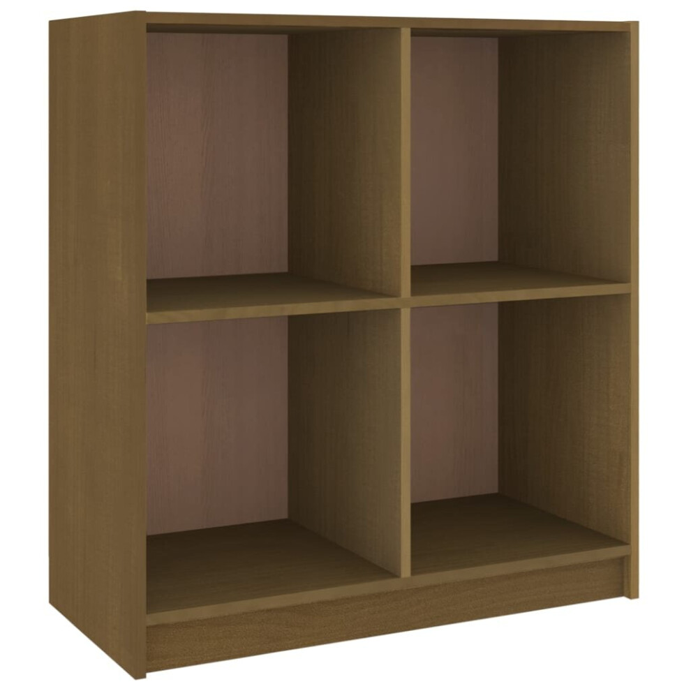 Vidaxl (Honey Brown) Solid Pinewood Sideboard Cupboard Bookcase Book Stand Multi Colours