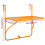 VidaXL vidaXL Balkontisch Gelb 60x40 cm Stahl 7