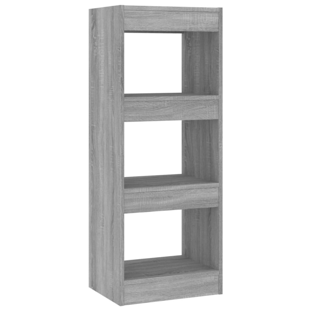 Vidaxl (Grey) Book Cabinet/Room Divider Chipboard Home Room Partition Multi Colours