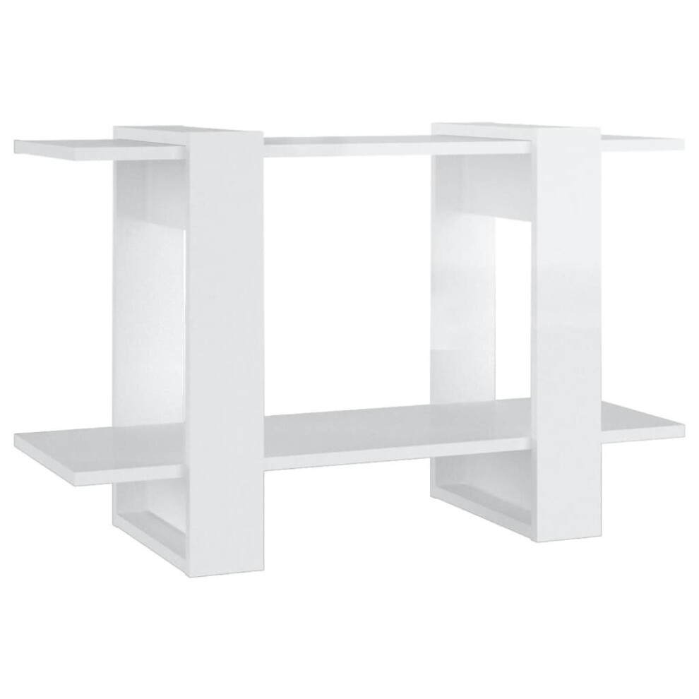 Vidaxl (High Gloss White) Book Cabinet/Room Divider Storage Book Shelf Furniture Multi Colours