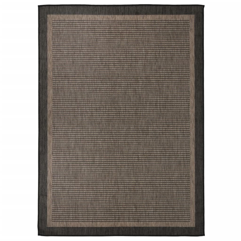 (dark brown, 200 x 280 cm) vidaXL Outdoor Flatweave Rug Runner Floor Carpet Multi Colours Multi Sizes