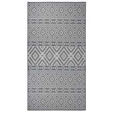 (blue stripes, 80 x 150 cm) vidaXL Outdoor Flatweave Rug Patio Garden Runner Mat Area Rug Floor Carpet