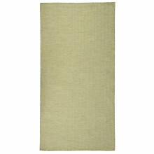 (green, 100 x 200 cm) vidaXL Outdoor Flatweave Rug Patio Garden Runner Mat Area Rug Floor Carpet