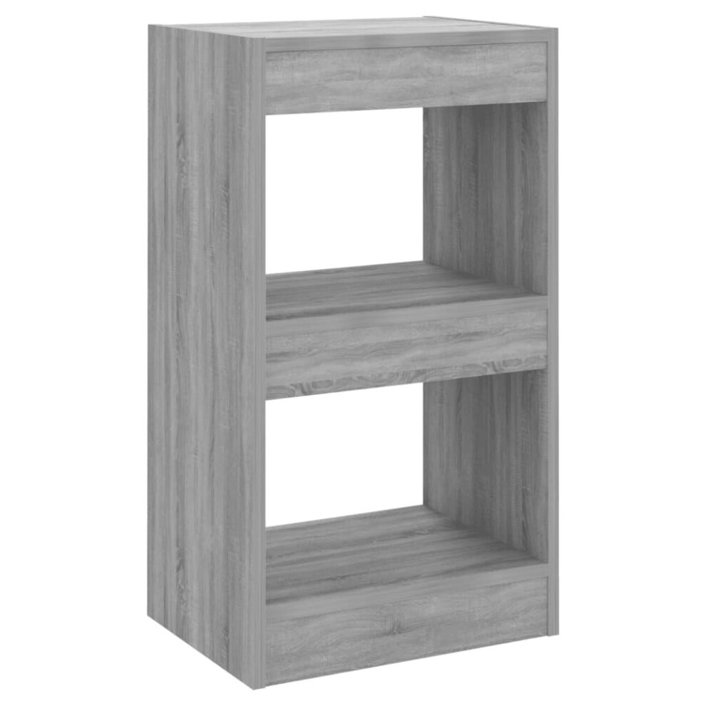 Vidaxl (Grey Sonoma) Book Cabinet/Room Divider Book Shelf Stand Furniture Multi Colours