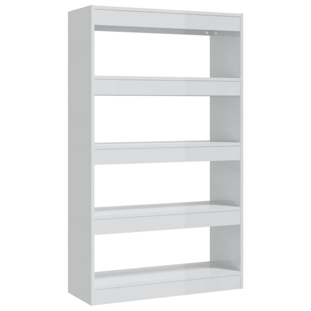 (high gloss white) vidaXL Book Cabinet/Room Divider Chipboard Shelf Room Partition Multi Colours