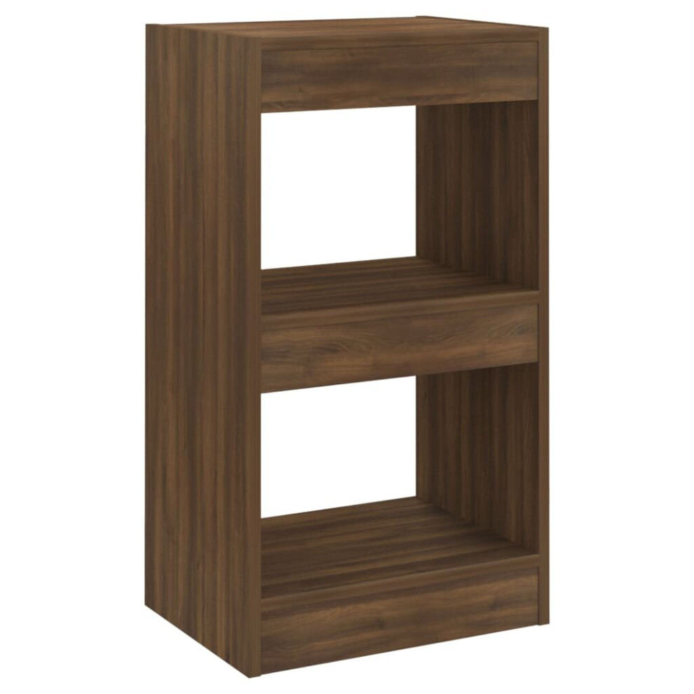 (brown oak) vidaXL Book Cabinet/Room Divider Book Shelf Stand Furniture Multi Colours