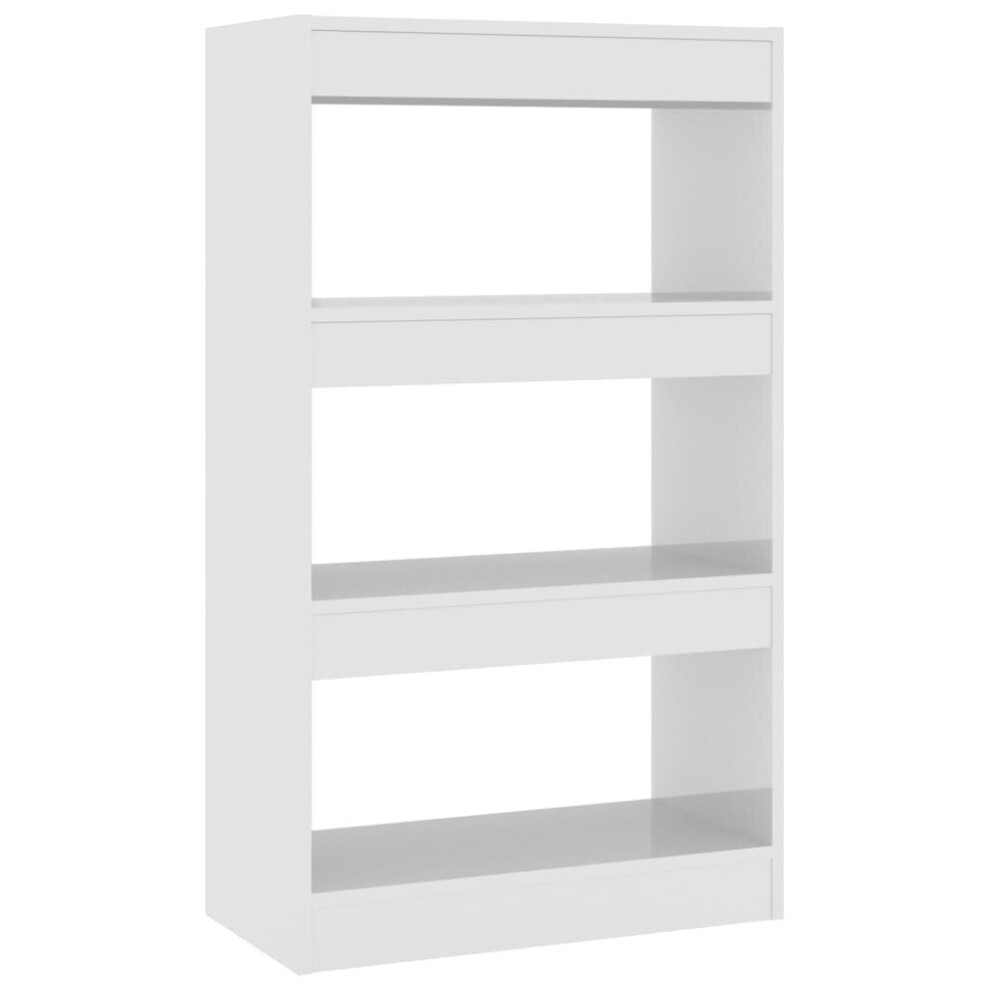 (high gloss white) vidaXL Book Cabinet/Room Divider Chipboard Home Room Partition Multi Colours