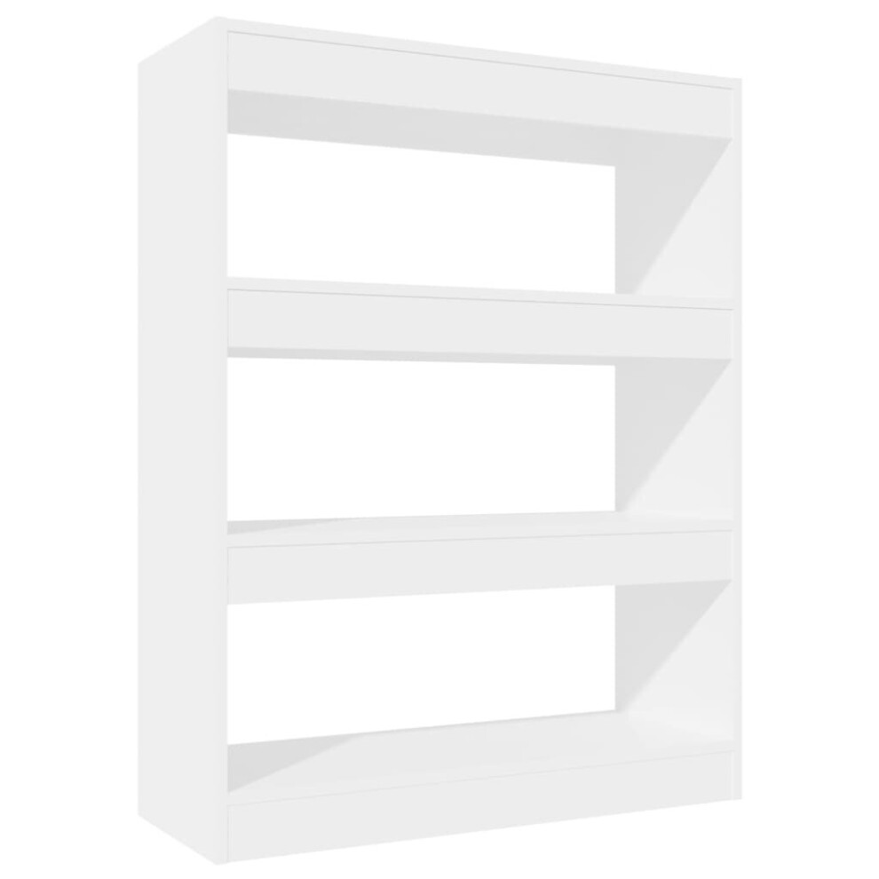 (high gloss white) vidaXL Book Cabinet/Room Divider Engineered Wood Book Cabinet Multi Colours